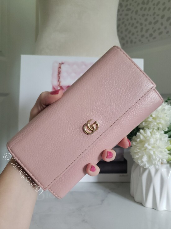 Gucci Handbags - Authentic Pre-owned Gucci Petite Marmont Long Flap Wallet